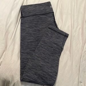 Lululemon leggings black and grey sz 12
